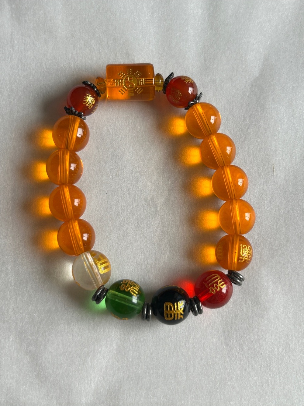 BUDDHA POWER STRETCH BRACELET BNIB